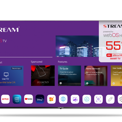 STREAM TV 55 WEB Os UHD (4k)